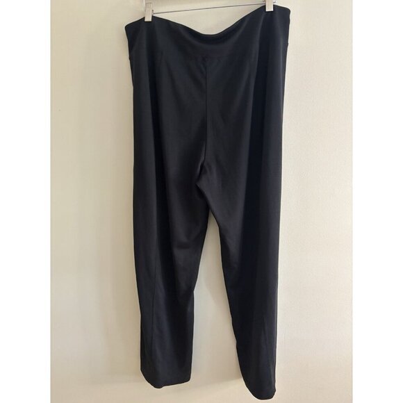 ATHLETA Black Wide Leg Pockets Pants Pull On Cropped Flowy Size XL TALL - Picture 5 of 13